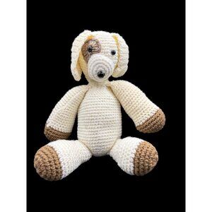 Crochet Stuffed Animal Stuffed Dog Toy Crochet Dog Amigurumi Dog